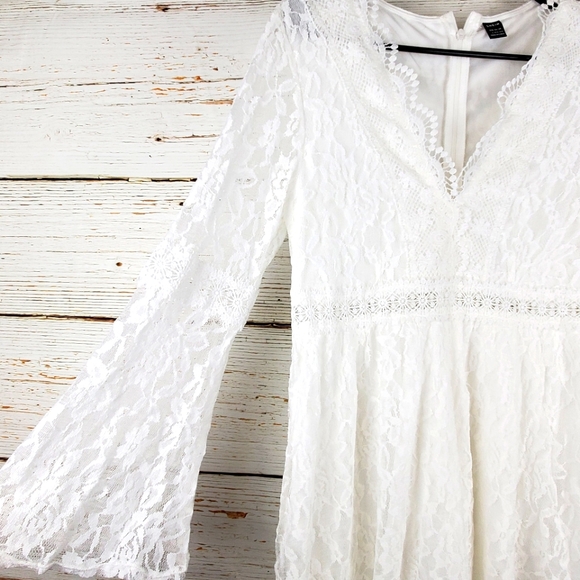 Shein Lace A Line Dress - Picture 2 of 7